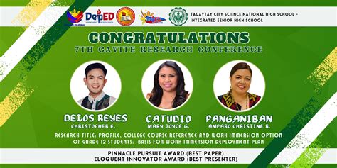 7th Cavite Research Conference .